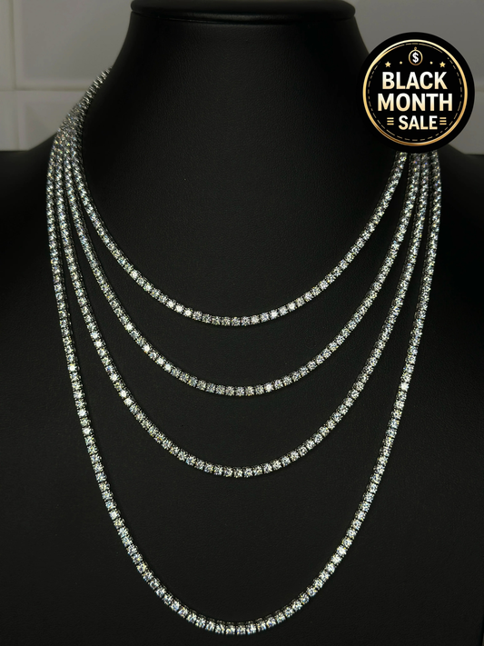 Silver Tennis Chain 3mm
