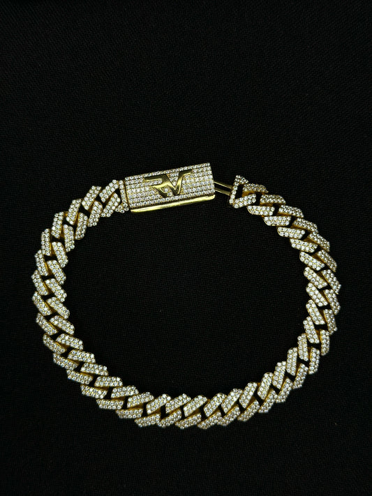 8mm Square Cuban Bracelet
