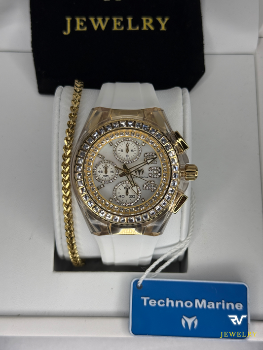 TechnoMarine Cruise Glitz Gold 40mm (Mujer)