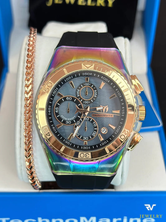 TechnoMarine Cruise Tornasol Rose Gold 45mm (Men)