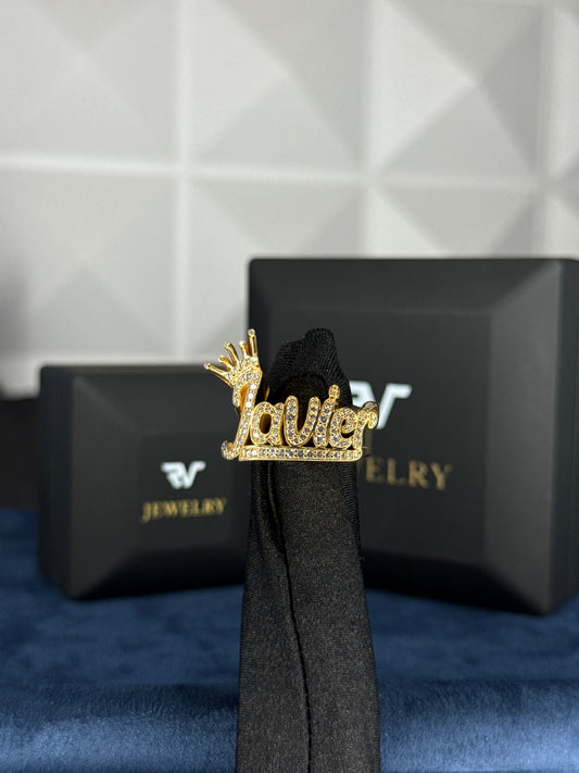 VVS1 Moissanite Name Ring