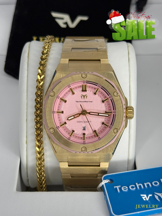 TechnoMarine Coral Legacy Dorado 36mm (Mujer)