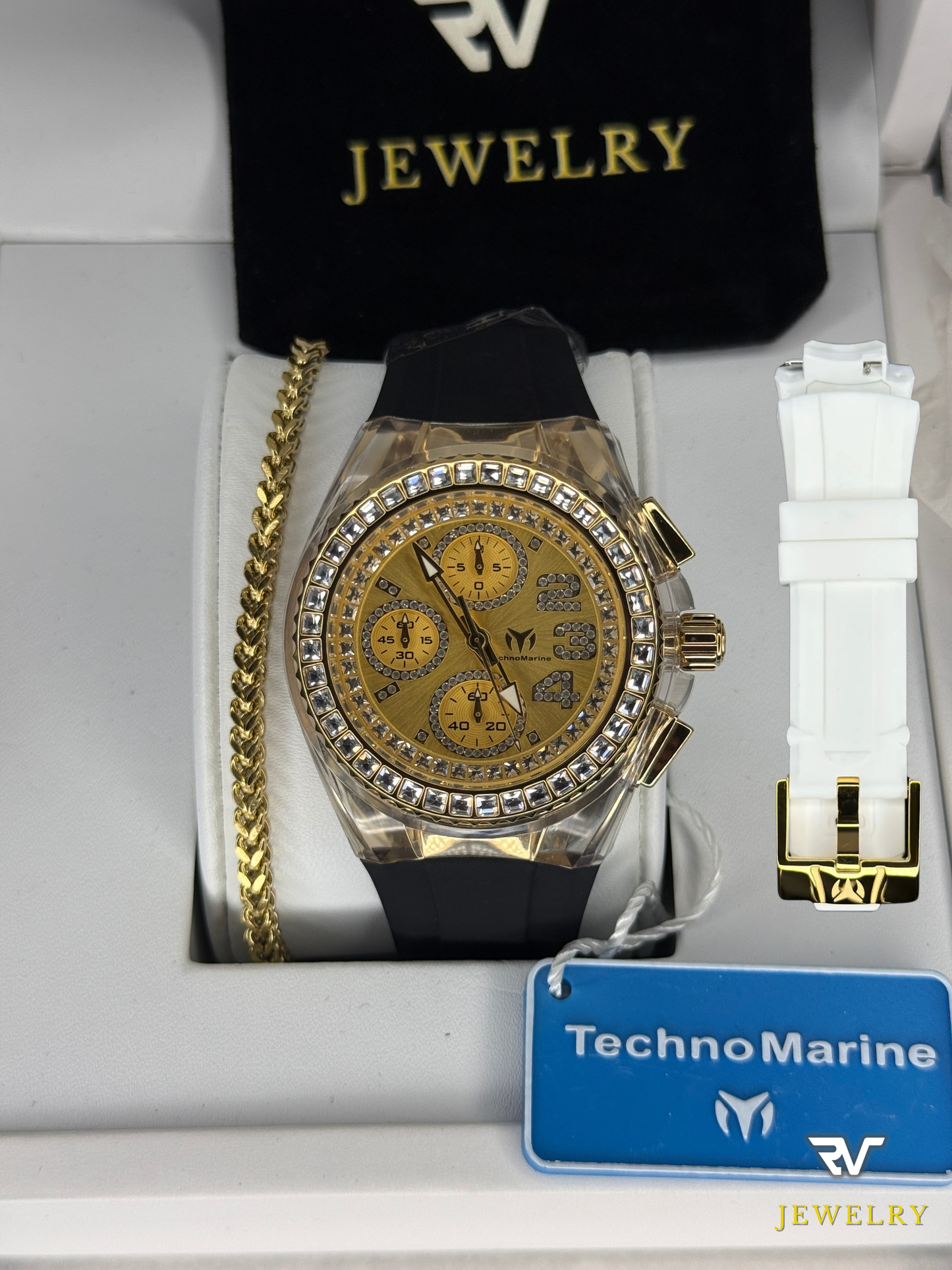 TechnoMarine Cruise Glitz Gold 40mm (Mujer)