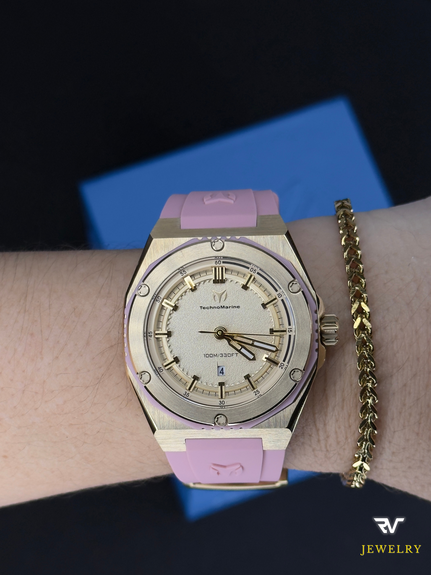 TechnoMarine Coral Legacy Dorado 36mm (Mujer)