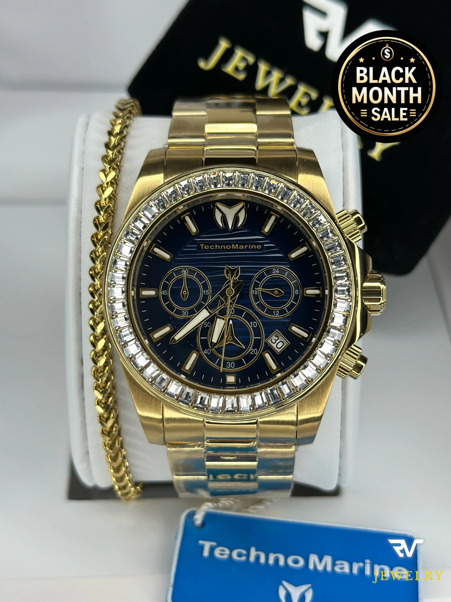 TechnoMarine Manta Ray Gold 42mm (Unisex)