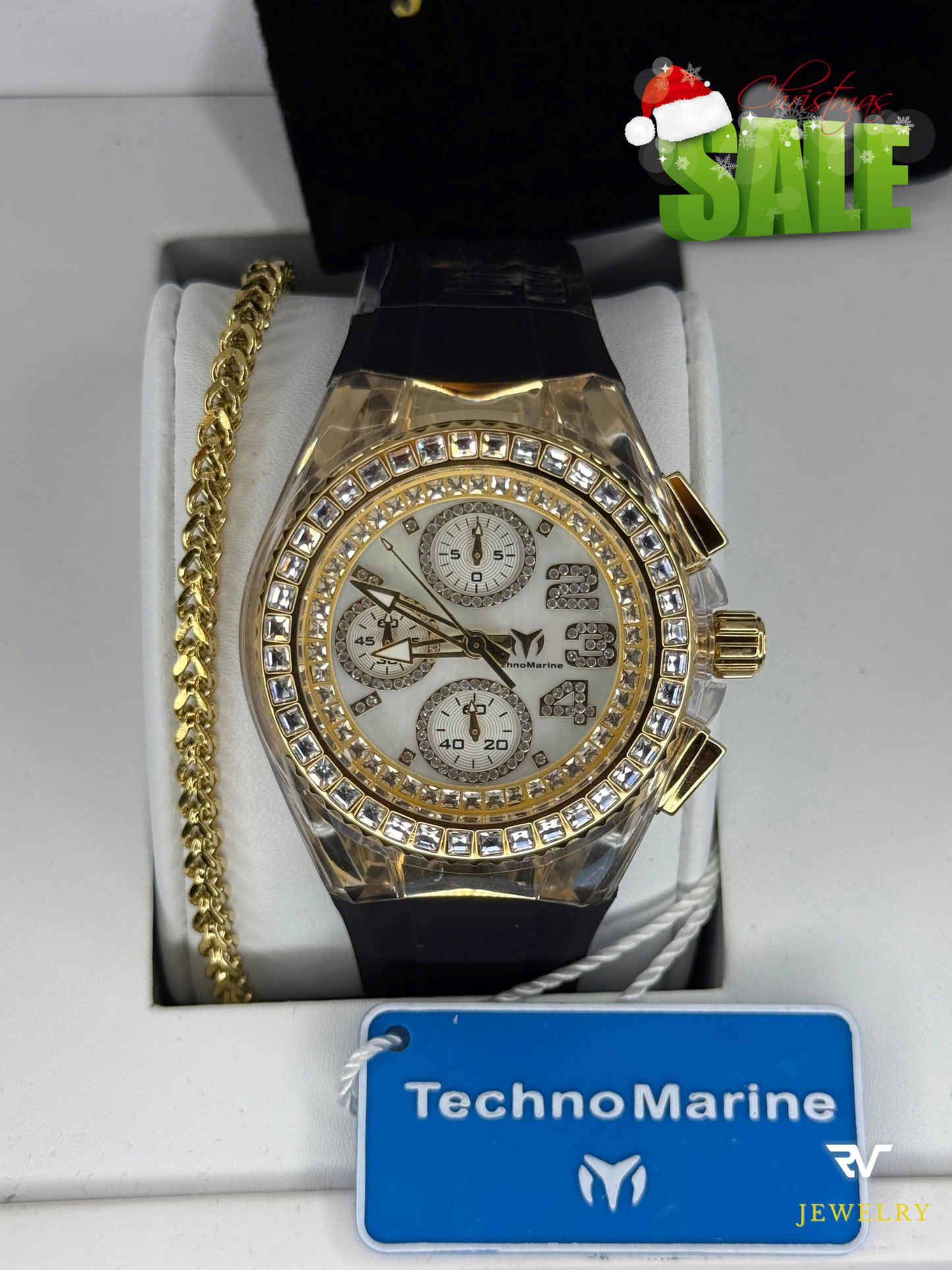 TechnoMarine Cruise Glitz Gold 40mm (Mujer)