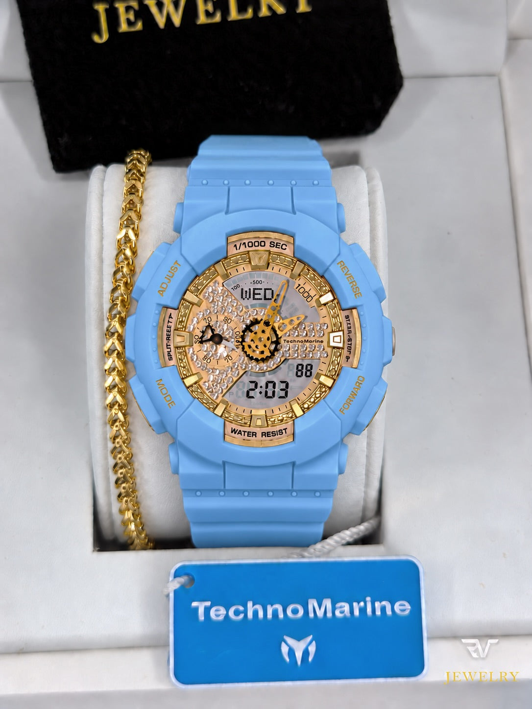 TechnoMarine HydraTech Nautilus Blue (Unisex)