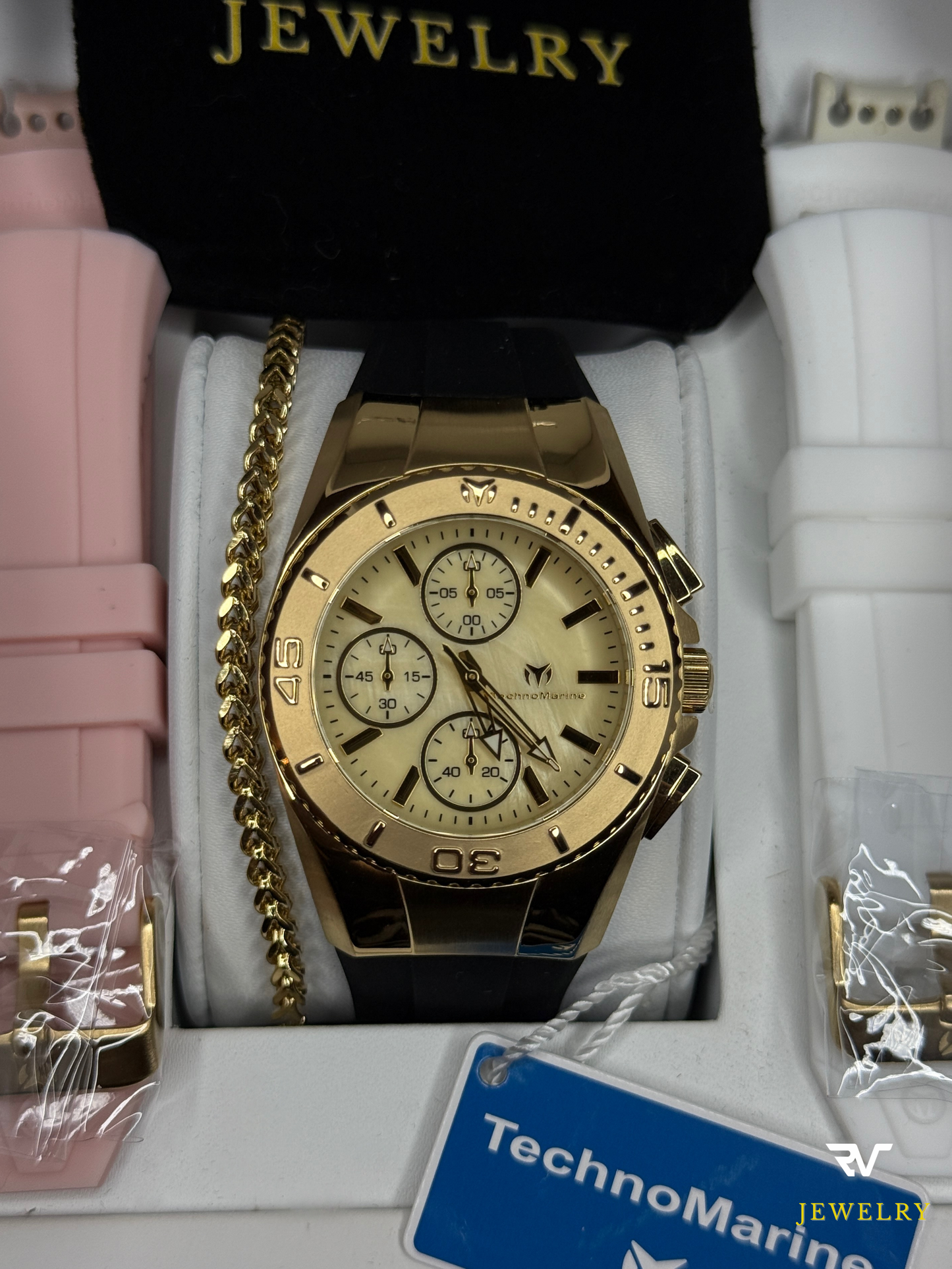 TechnoMarine Cruise Mother Of Pearl Dial Gold 38mm (Mujer)