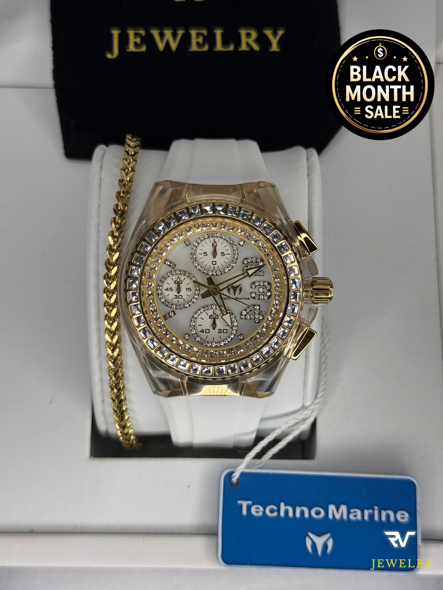 TechnoMarine Cruise Glitz Gold 40mm (Mujer)