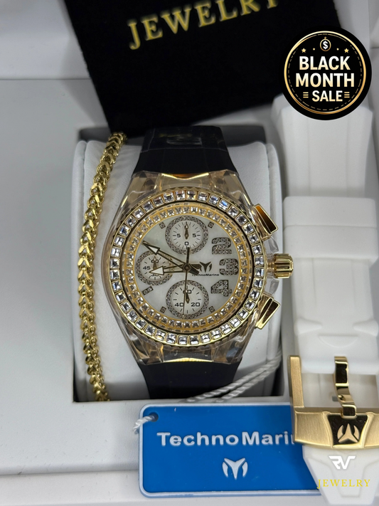 TechnoMarine Cruise Glitz Gold 40mm (Women)
