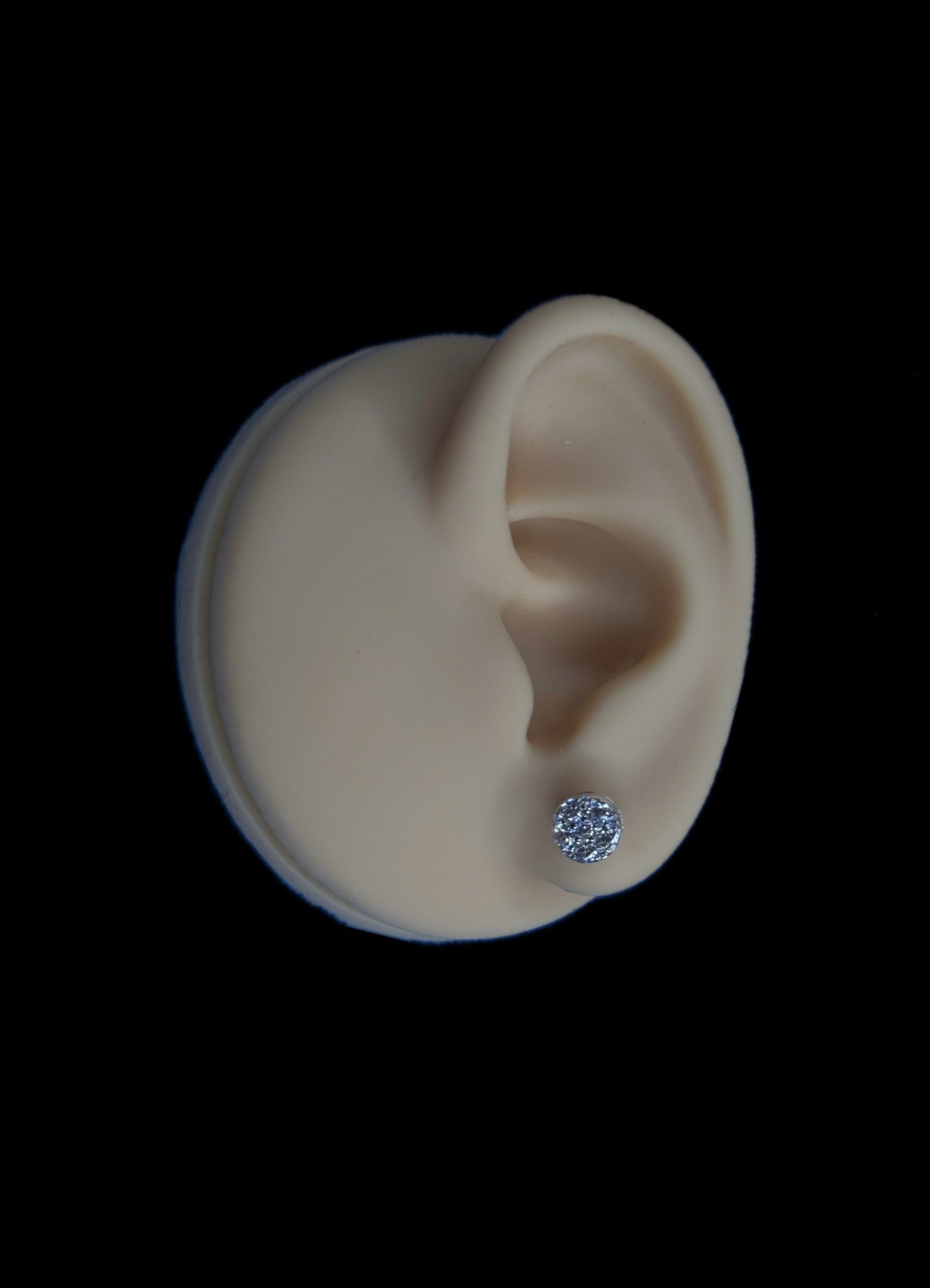 VVS1 Moissanite Silver Round Shade