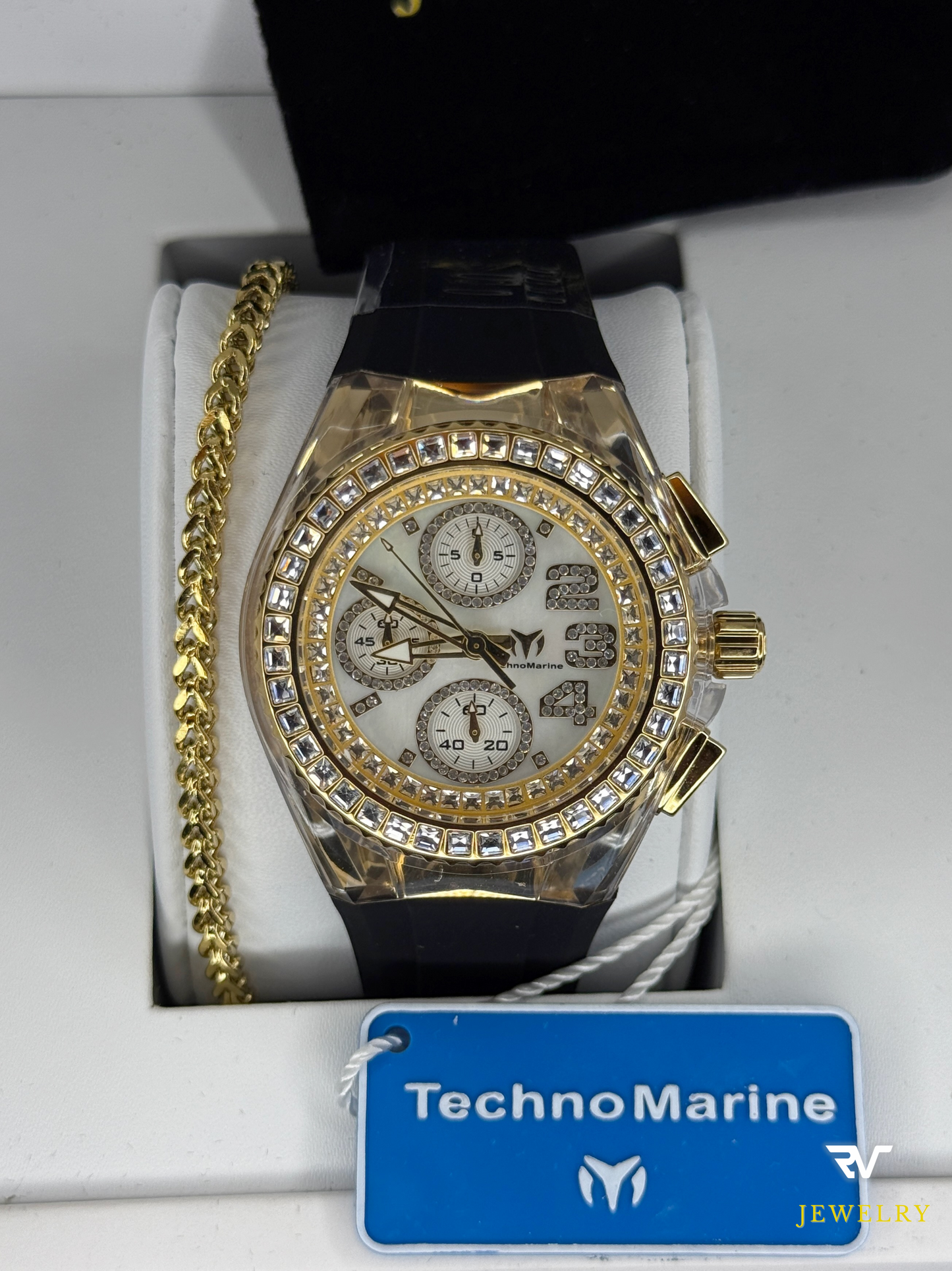 TechnoMarine Cruise Glitz Gold 40mm (Mujer)