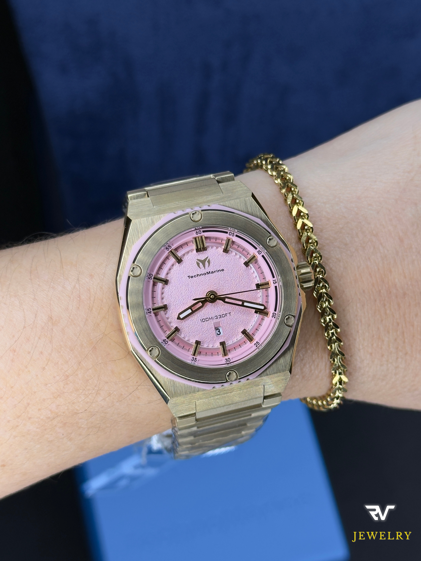 TechnoMarine Coral Legacy Dorado 36mm (Mujer)