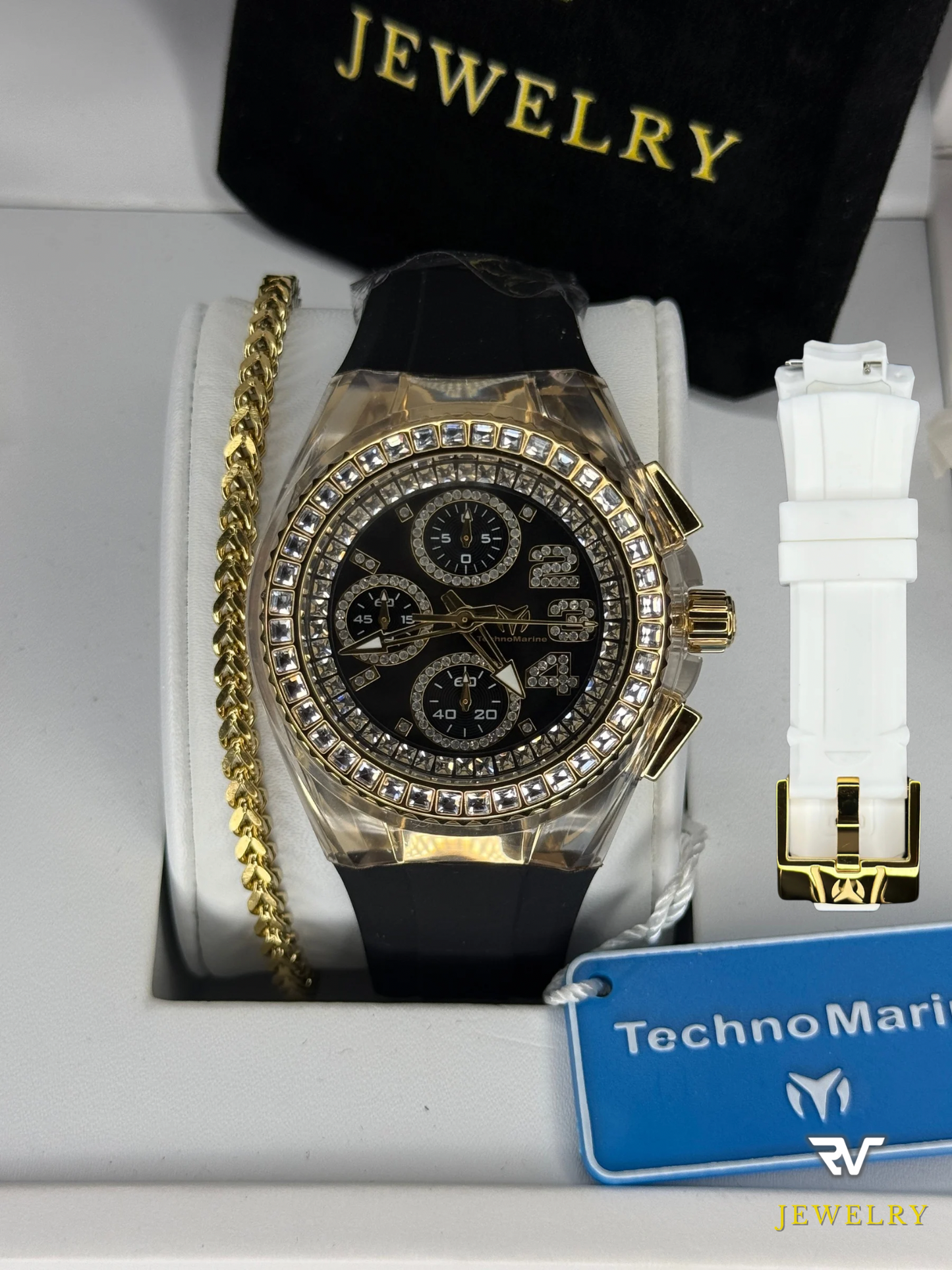 TechnoMarine Cruise Glitz Gold 40mm (Mujer)