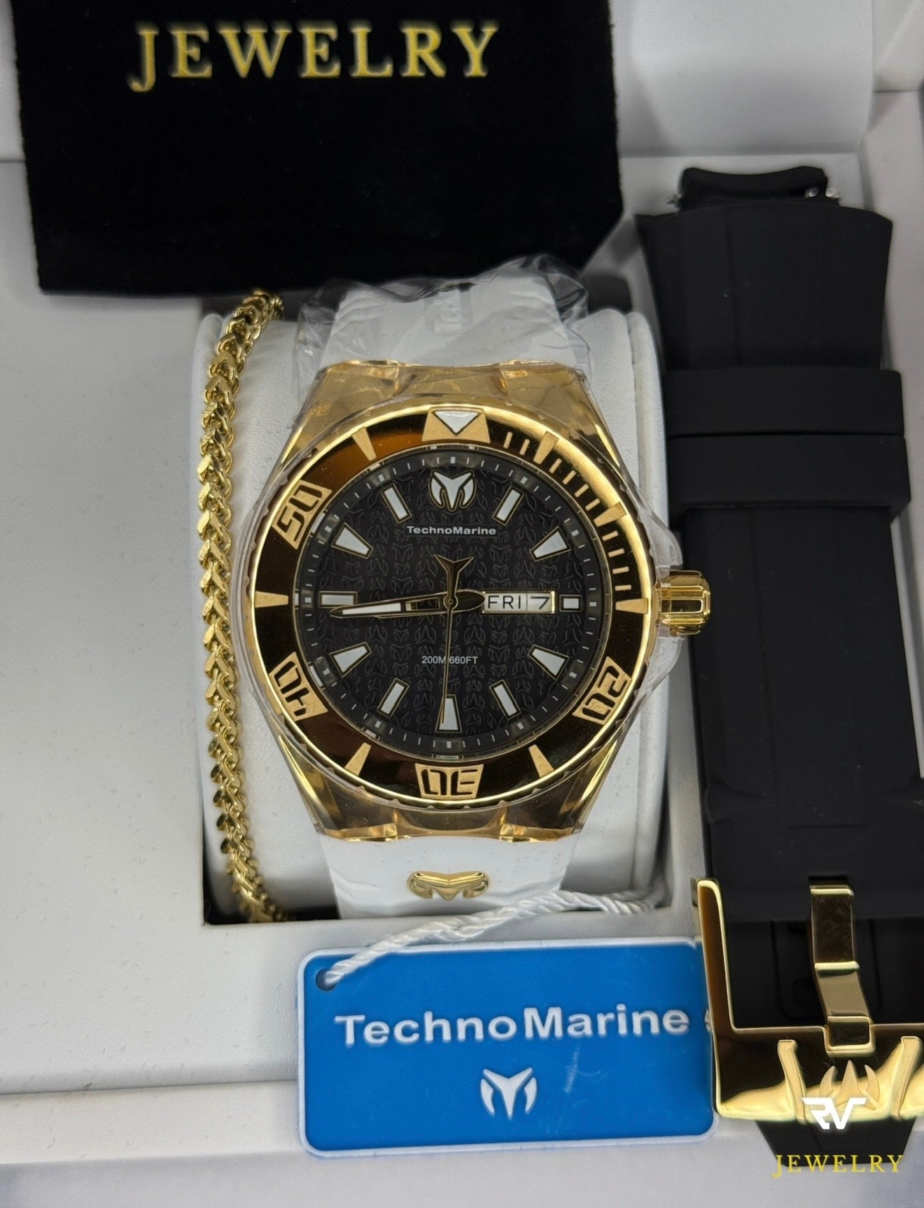 TechnoMarine Cruise Monogram Gold 46mm (Hombre)