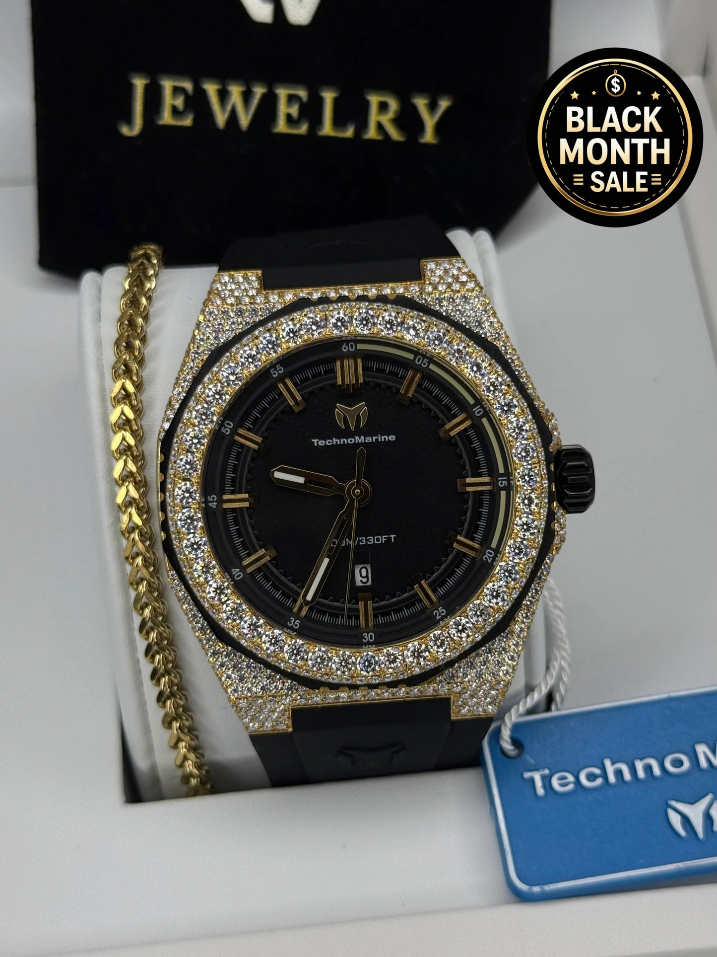 TechnoMarine Coral Legacy 45mm VVS1 Moissanite