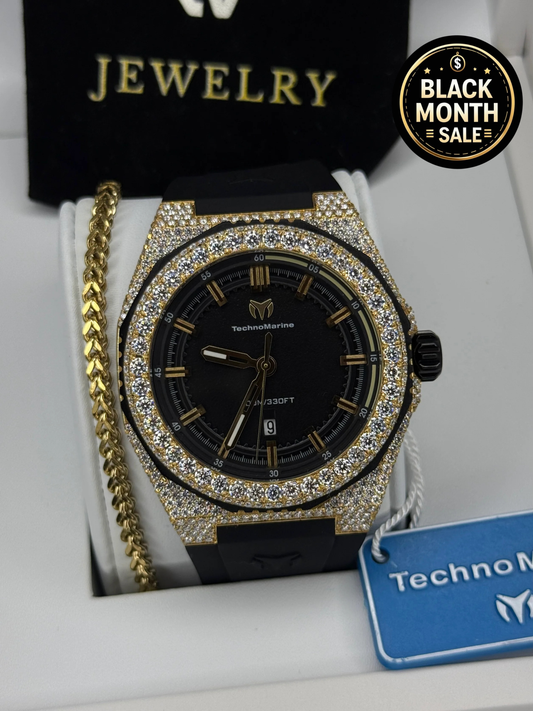 TechnoMarine Coral Legacy 45mm VVS1 Moissanite