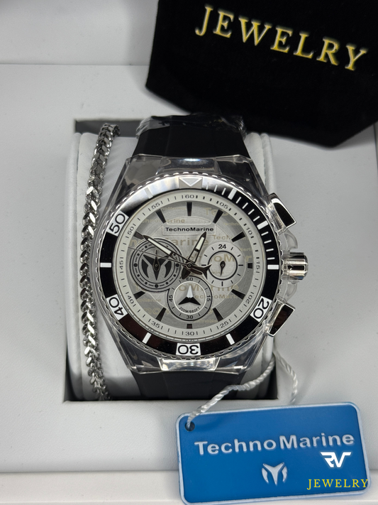 TechnoMarine Cruise California Silver 45mm (Hombre)