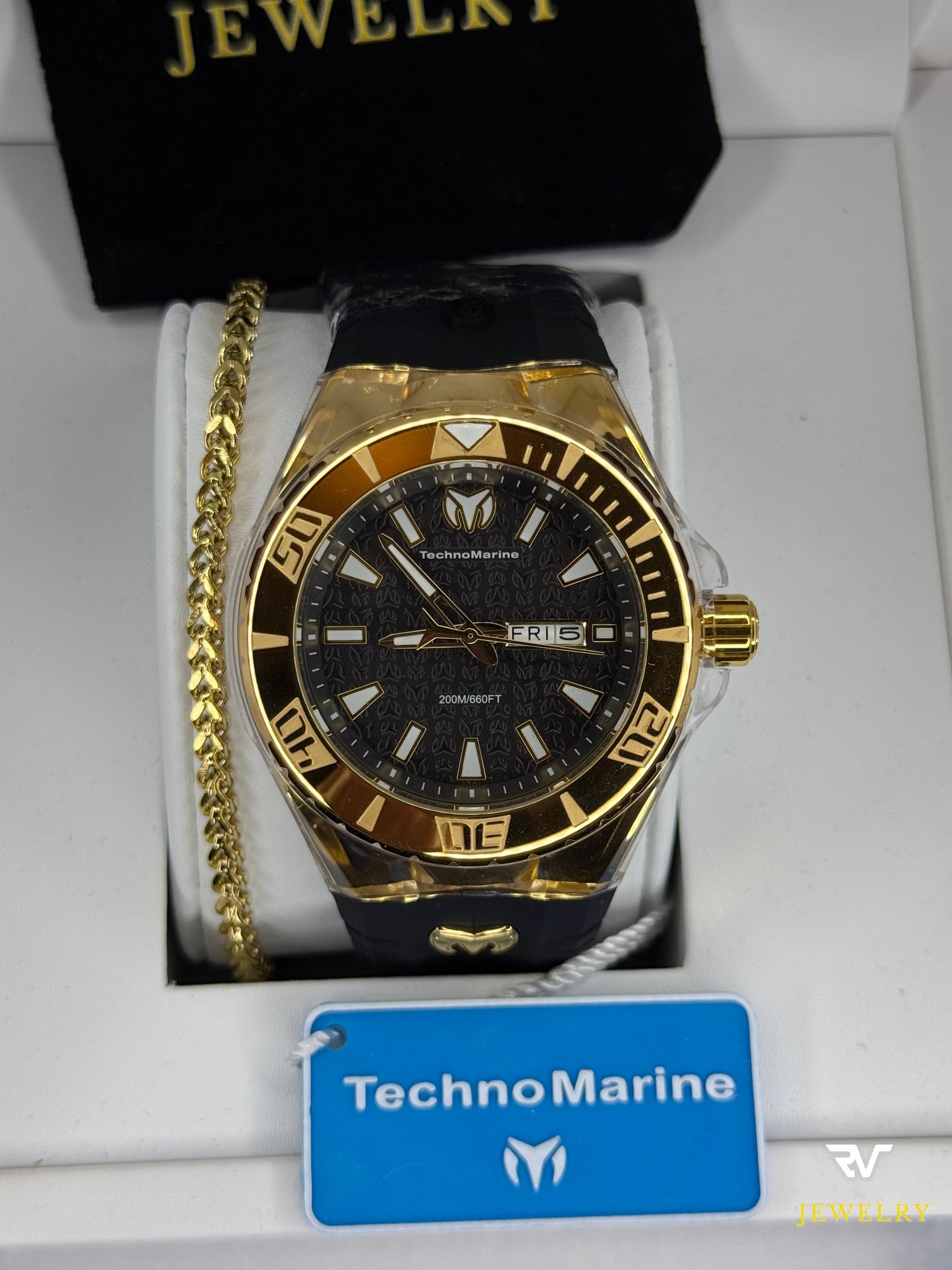 TechnoMarine Cruise Monogram Gold 46mm (Men)