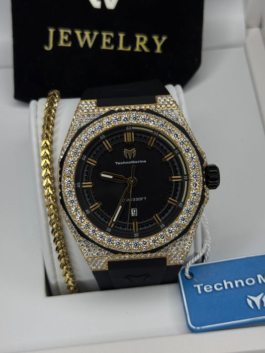 TechnoMarine Coral Legacy 45mm VVS1 Moissanite