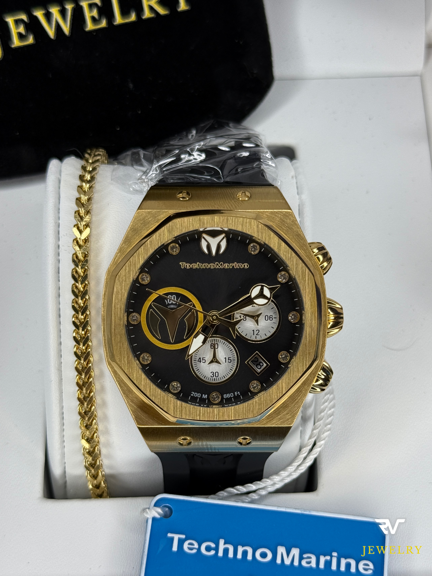 TechnoMarine Cruise Sun Reef Gold Dial 40mm (Mujer)