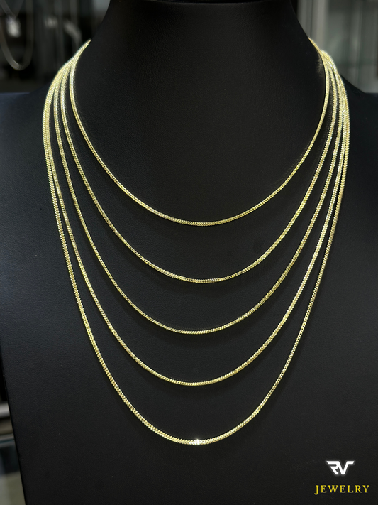 1.5mm Franco Chain 10K Real Gold