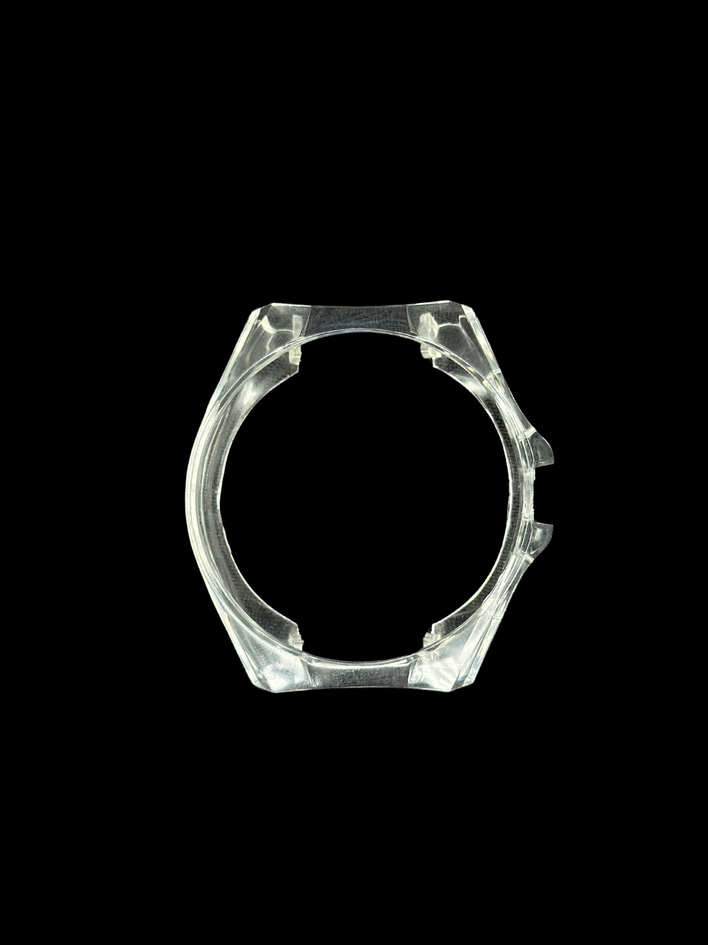 Bezel 1 Boton (Cover) Clear Hombre Pasador
