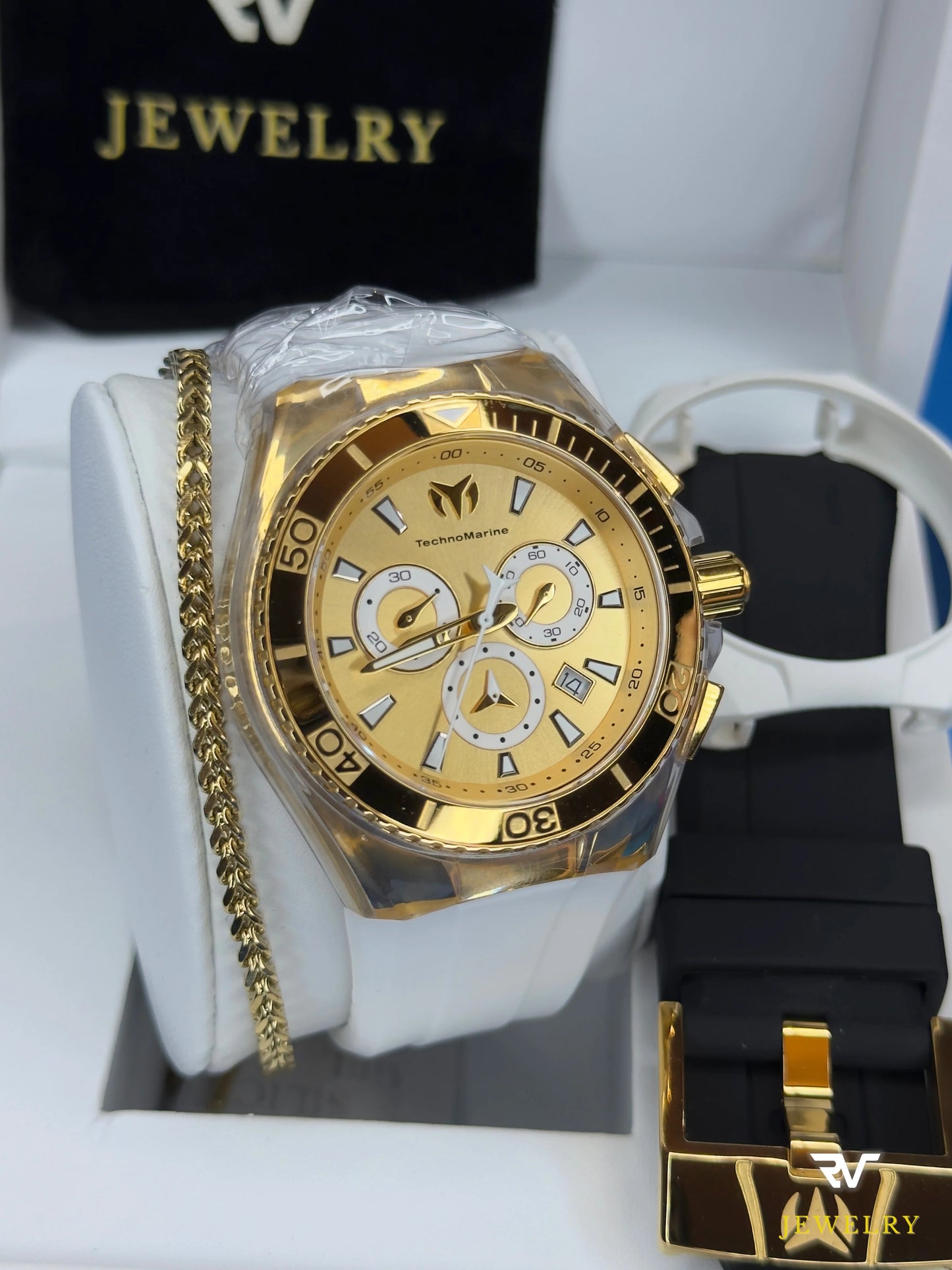 TechnoMarine Cruise Star Gold &amp; Swiss Gold 46mm (Men)