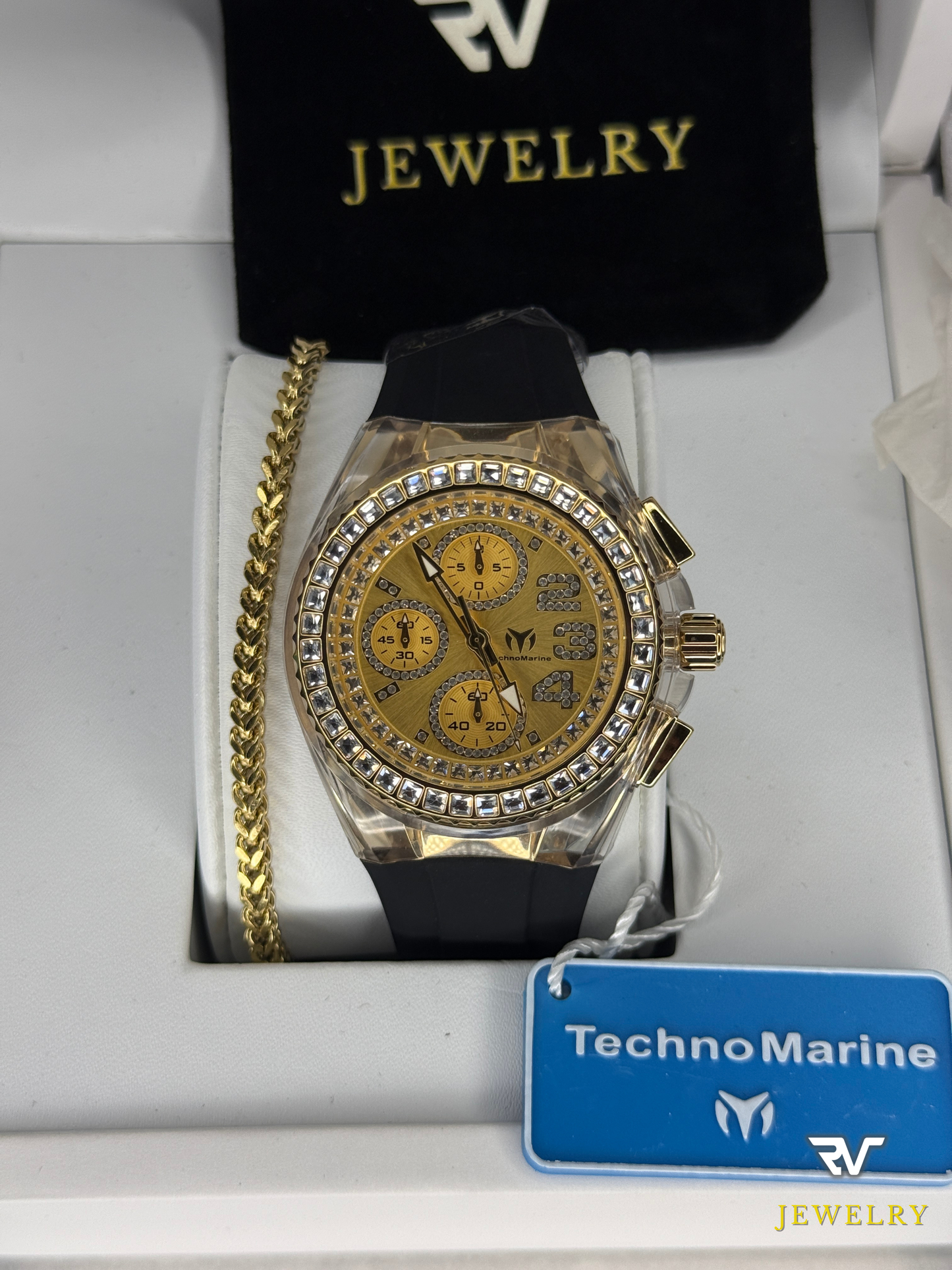 TechnoMarine Cruise Glitz Gold 40mm (Mujer)