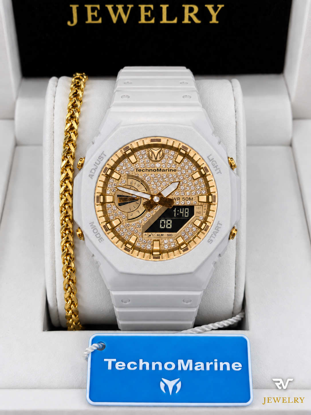 TechnoMarine HydraTech Nautilus White (Unisex)