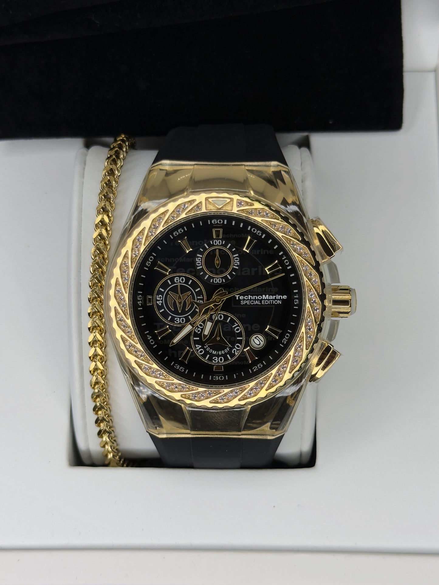 TechnoMarine Cruise Glitz Gold 45mm (Hombre)
