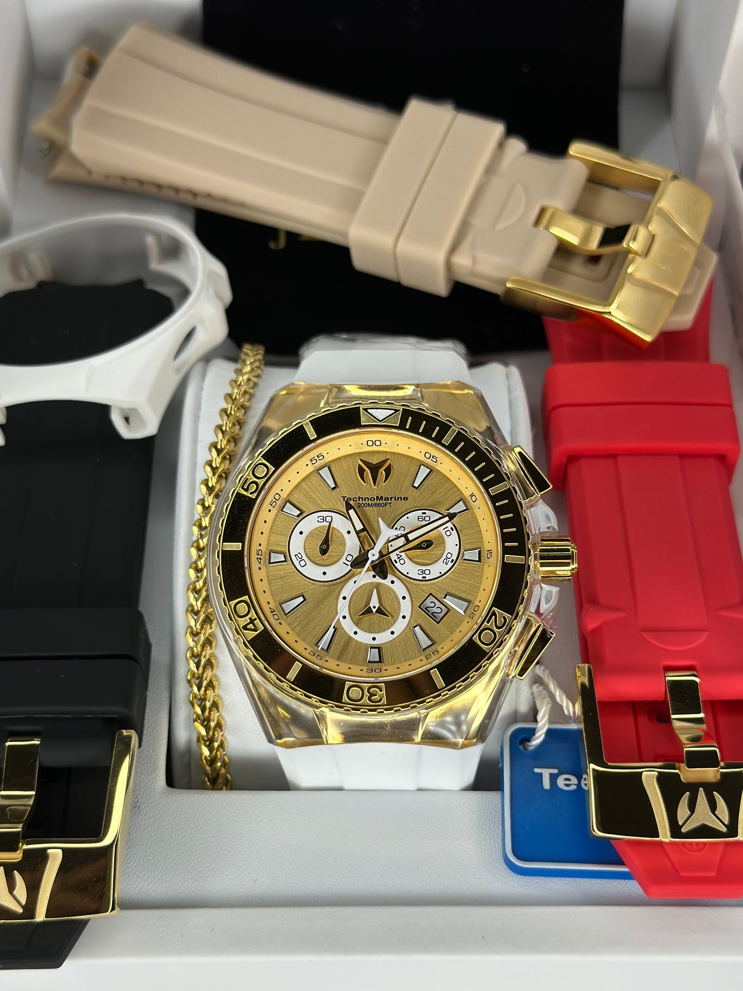 TechnoMarine Cruise Star Gold &amp; Swiss Gold 46mm (Men)