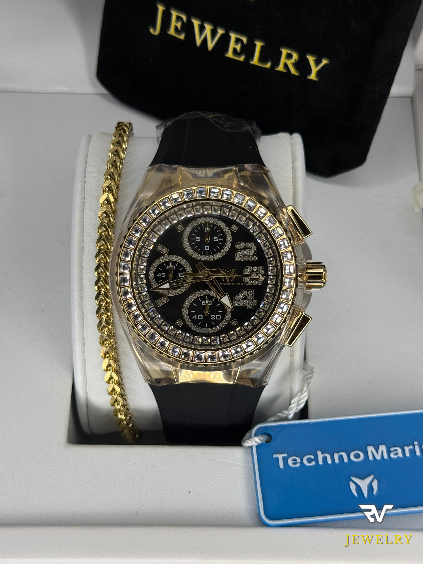 TechnoMarine Cruise Glitz Gold 40mm (Mujer)