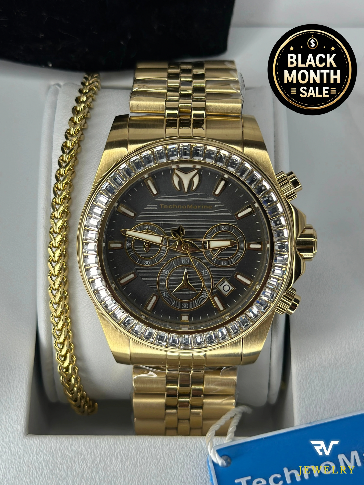 TechnoMarine Manta Ray Gold 42mm (Unisex)