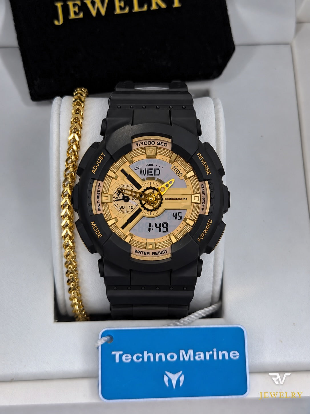 TechnoMarine HydraTech Nautilus Black (Unisex)