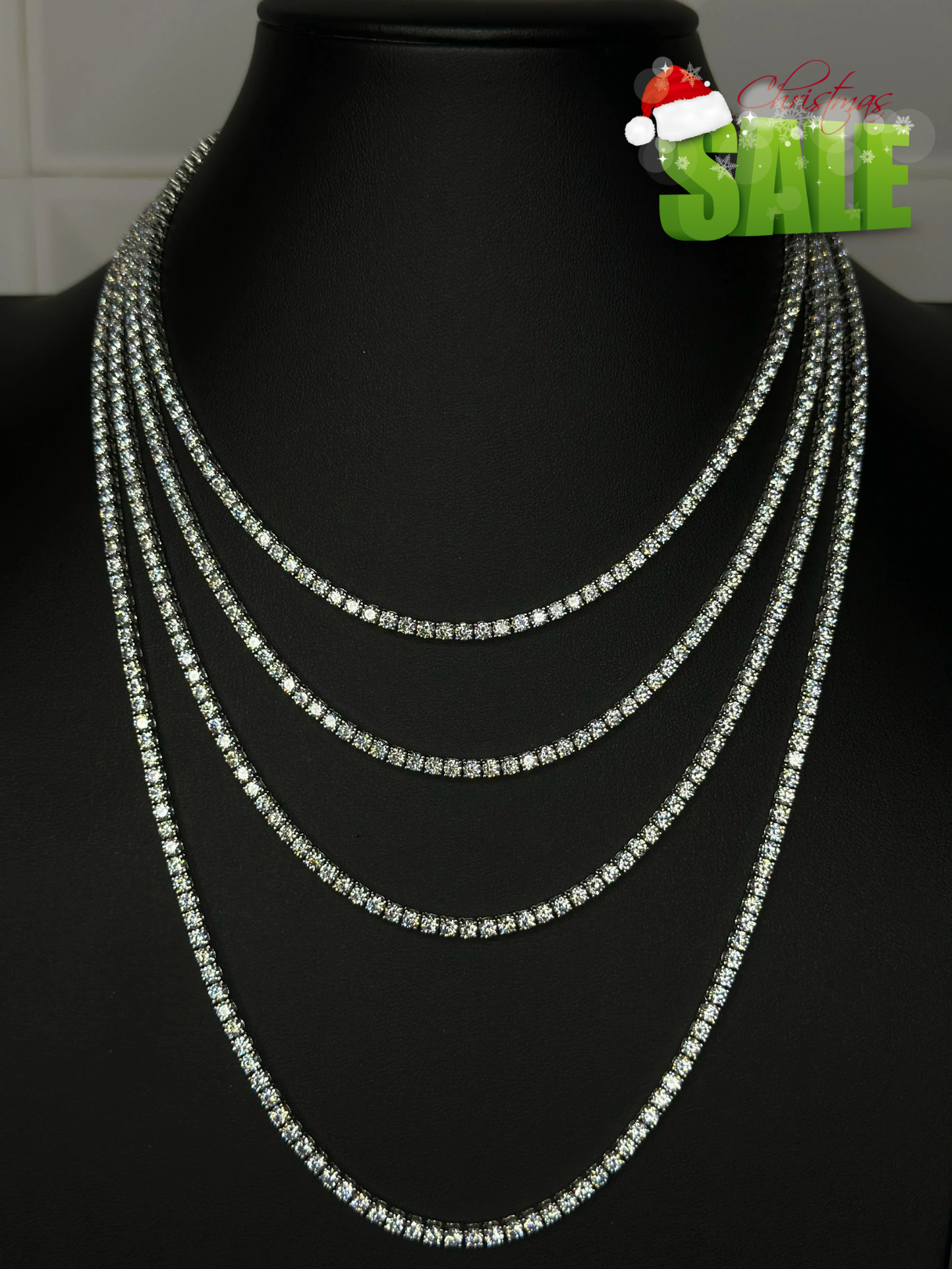 Silver Tennis Chain 3mm