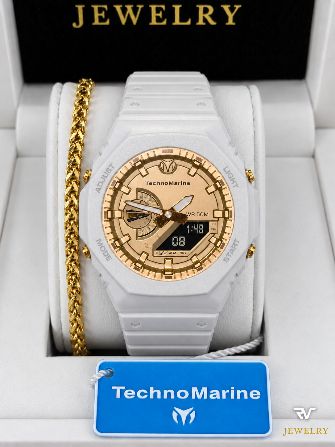 TechnoMarine HydraTech Nautilus White (Unisex)