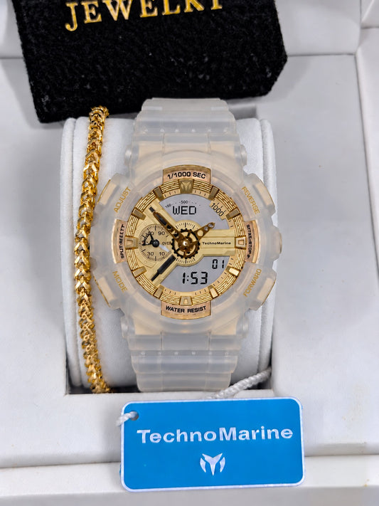 TechnoMarine HydraTech Nautilus Clear (Unisex)