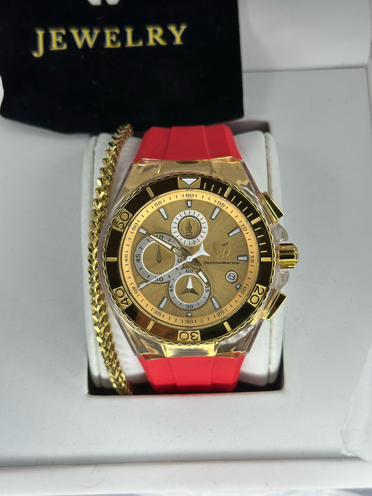 TechnoMarine Cruise Star Gold Gold 46mm (Hombre)