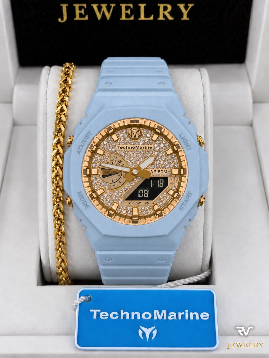 TechnoMarine HydraTech Nautilus Blue (Unisex)
