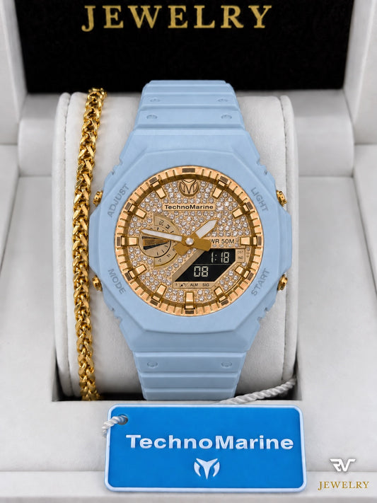 TechnoMarine HydraTech Nautilus Blue (Unisex)