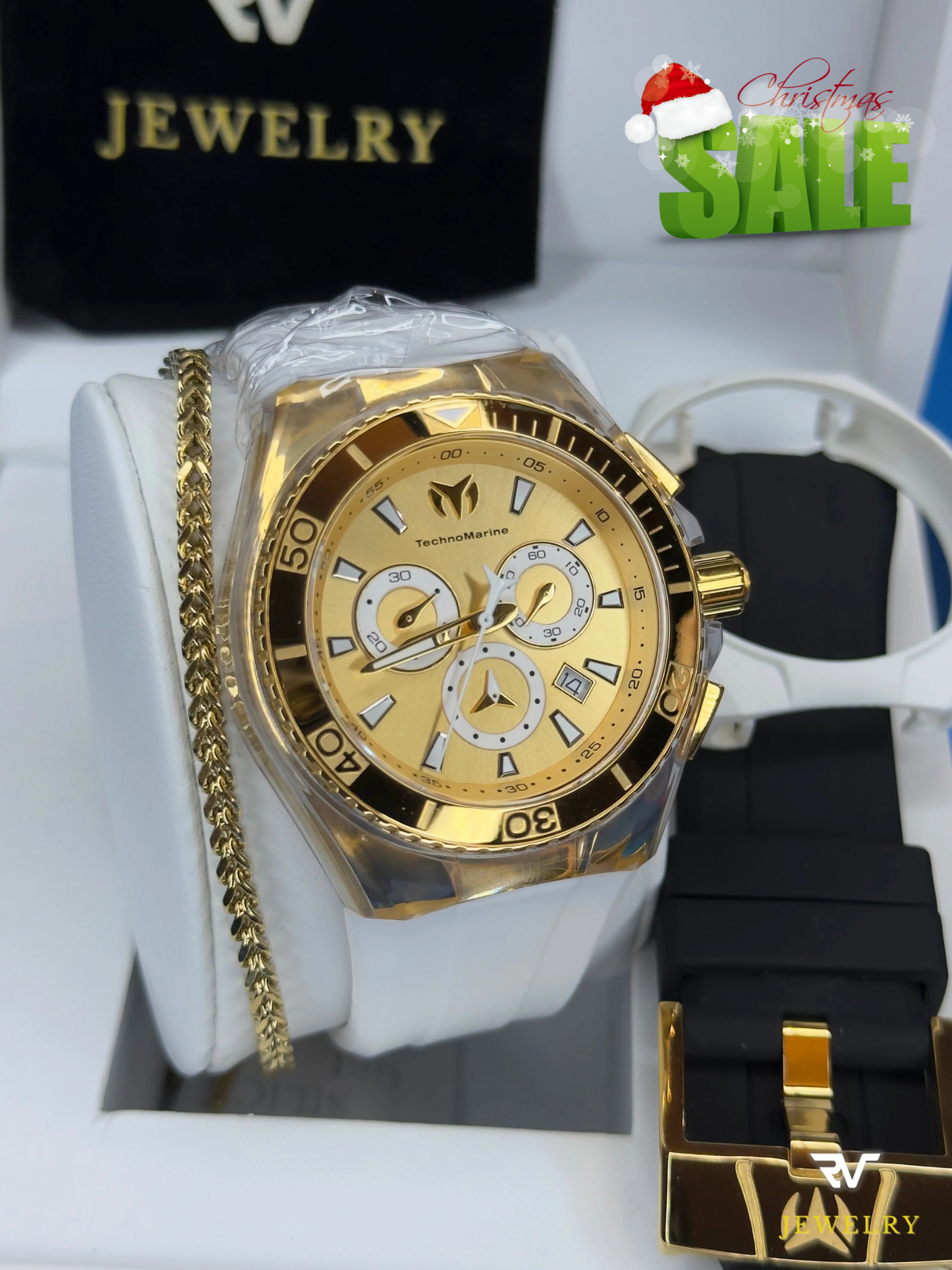 TechnoMarine Cruise Star Gold & Gold Suizo 46mm (Hombre)