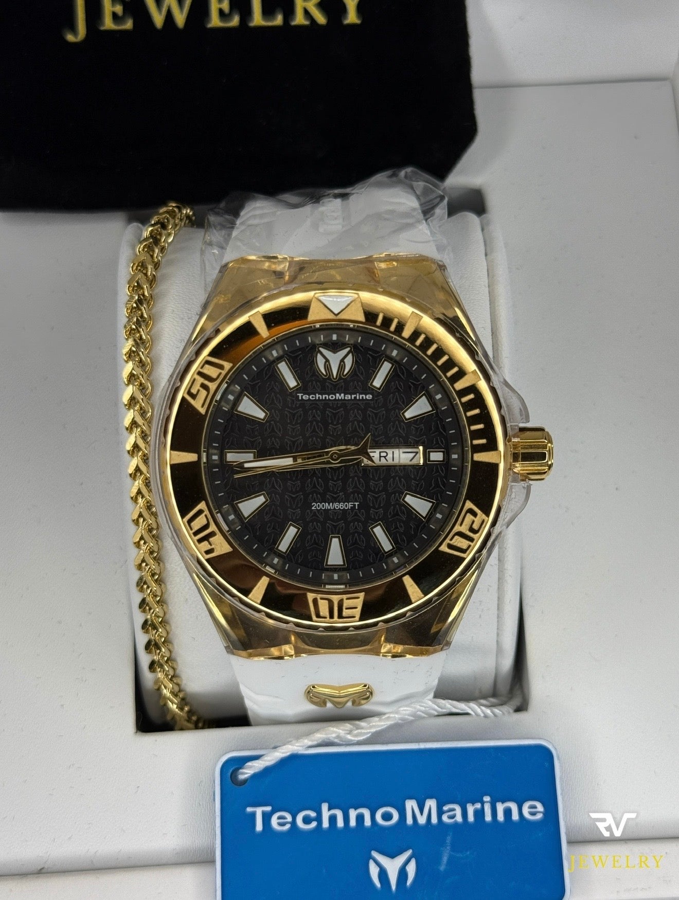 TechnoMarine Cruise Monogram Gold 46mm (Hombre)