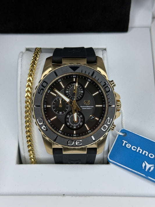 TechnoMarine Sea Grace 45mm Black (Hombre)