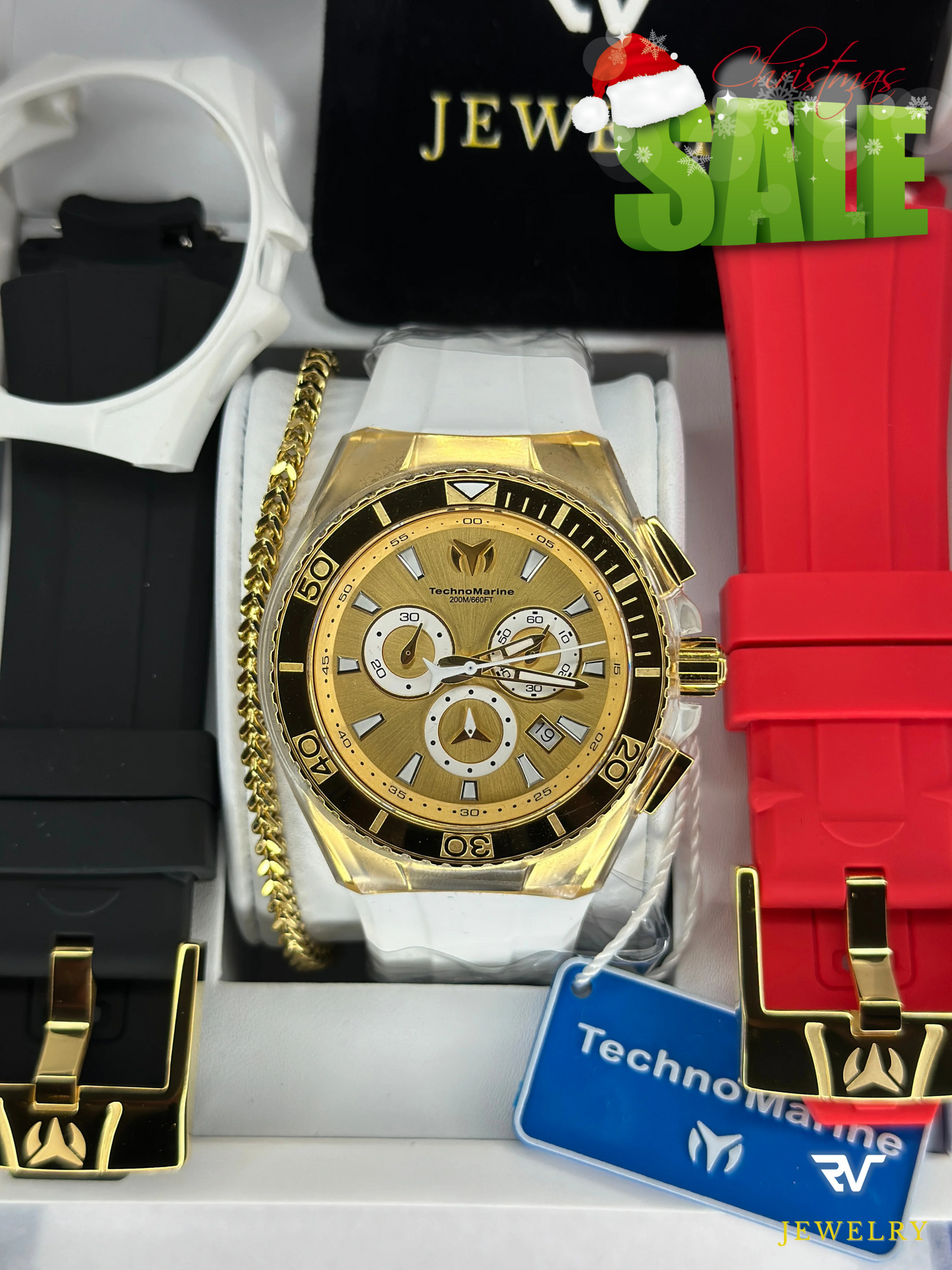 TechnoMarine Cruise Star Gold & Gold Suizo 46mm (Hombre)