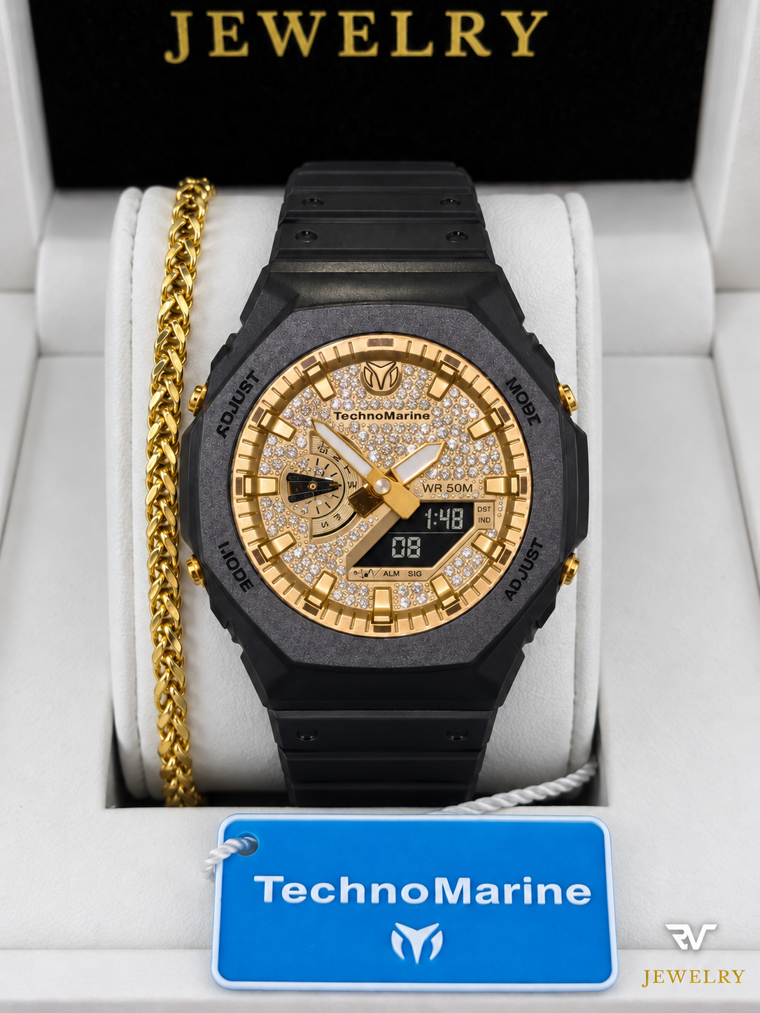 TechnoMarine HydraTech Nautilus Black (Unisex)