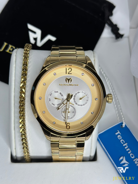 TechnoMarine Moon Sun Dorado 42mm (Unisex)