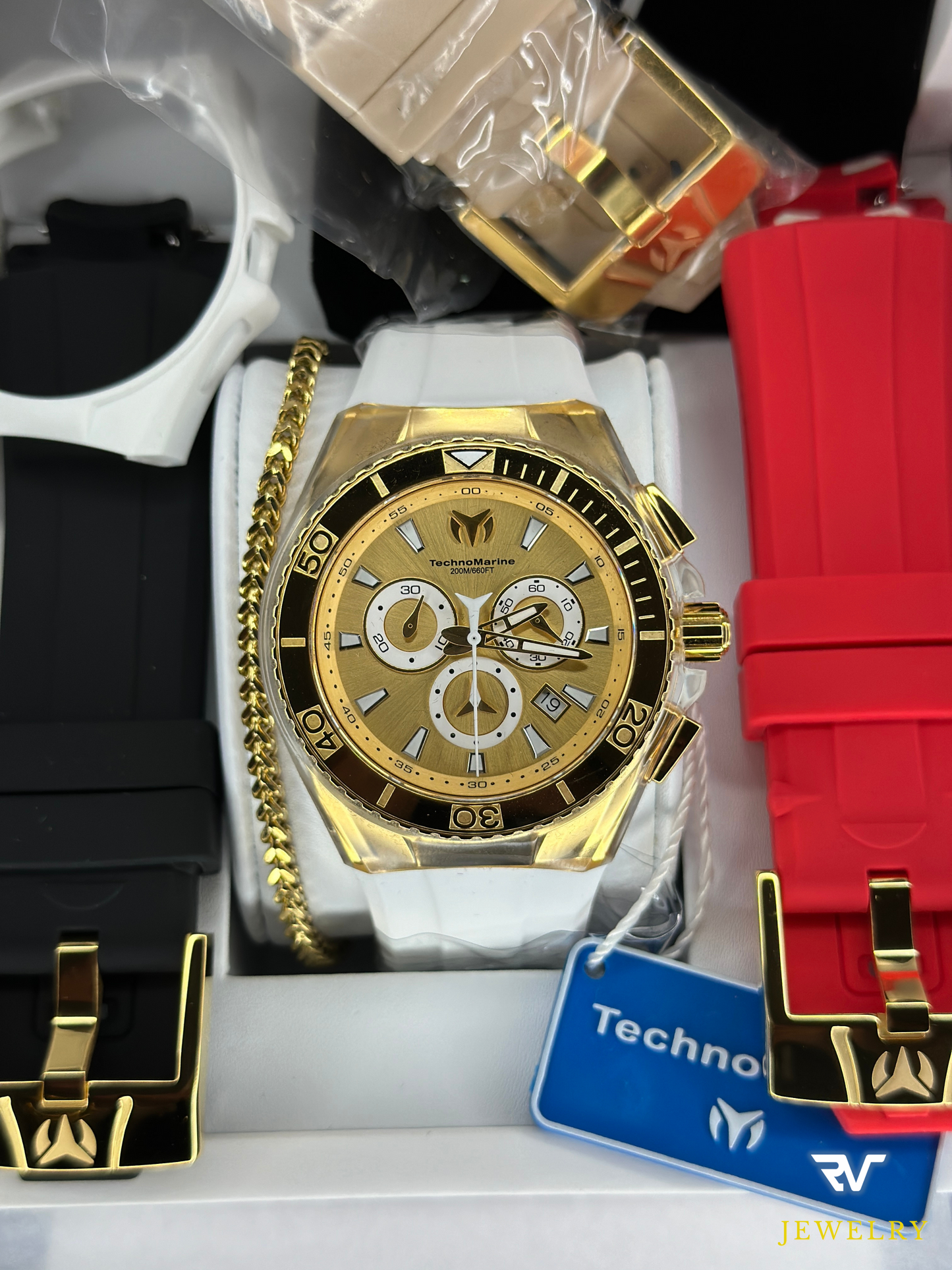 TechnoMarine Cruise Star Gold & Gold Suizo 46mm (Hombre)